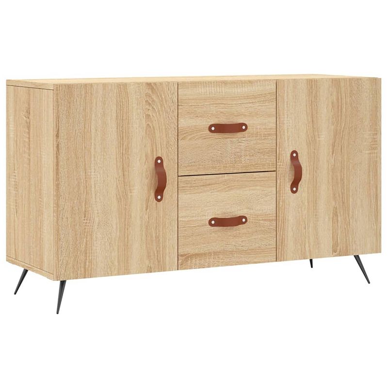 Foto van Vidaxl dressoir 100x36x60 cm bewerkt hout sonoma eikenkleurig