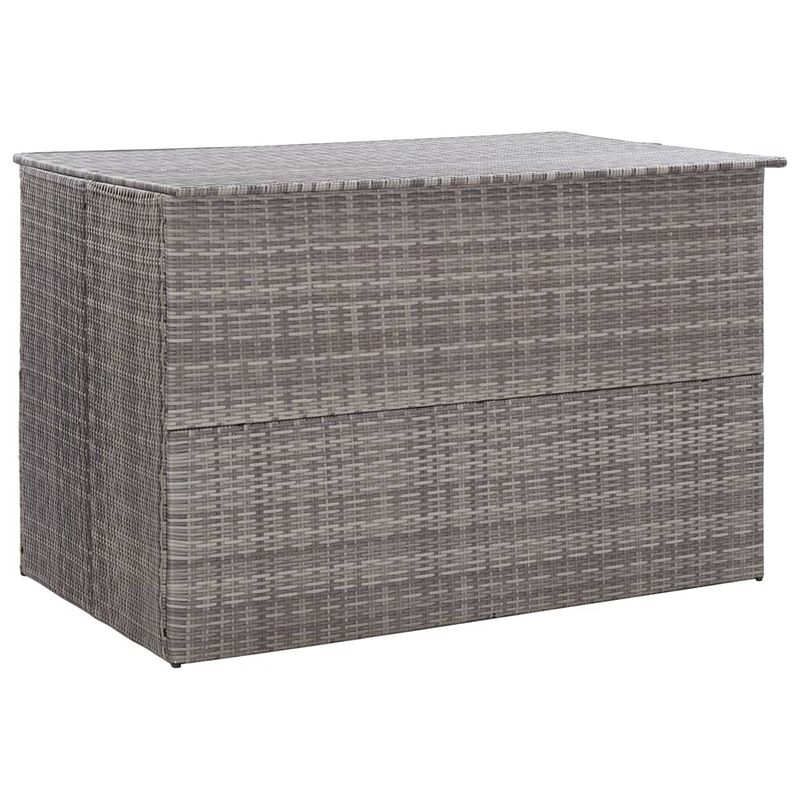 Foto van Vidaxl tuinbox 150x100x100 cm poly rattan grijs