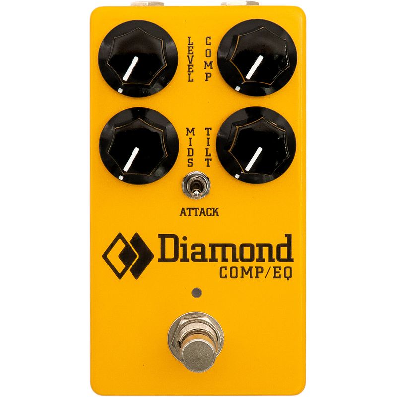 Foto van Diamond pedals comp / eq optical compressor & tilt eq effectpedaal