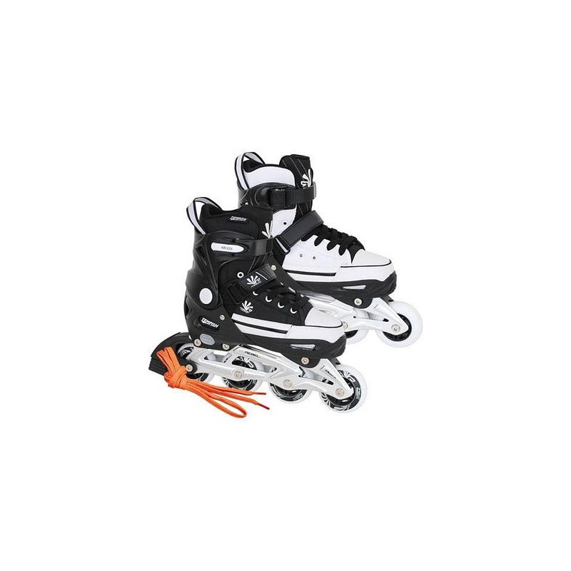 Foto van Tempish magic rebel inline skates junior zwart/wit maat 33/36