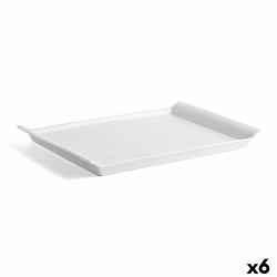 Foto van Serveerschaal quid gastro fresh rechthoekig keramisch wit (36 x 25 cm) (6 stuks)