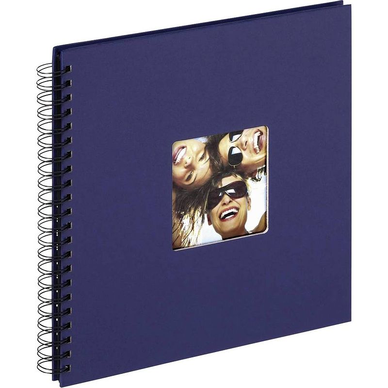 Foto van Walther+ design sa-110-l ringbandalbum (b x h) 30 cm x 30 cm blauw 50 bladzijden