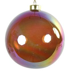 Foto van Tom kerstbal gundel 8 cm glas bruin