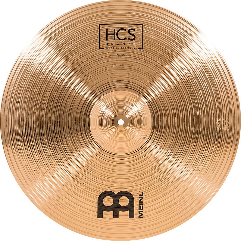 Foto van Meinl hcsb22r hcs bronze 22 inch ride