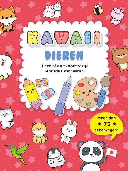 Foto van Kawaii dieren - paperback (9789036644921)