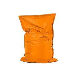 Foto van Bobbel home - zitzak bella - ruime zitzakken - kussen - nylon - 100x150 cm - voor binnen en buiten - oranje