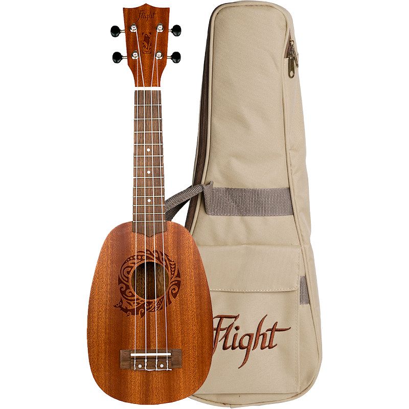 Foto van Flight natural series nup310 pineapple sopraan ukelele met gigbag