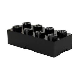 Foto van Lego - set van 2 - lunchbox classic brick 8, zwart - lego