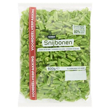 Foto van Jumbo snijbonen 600g voordeelverpakking