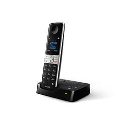 Foto van Philips dect telefoon d6351b - huistelefoon 1 handset - plug & play - zwart