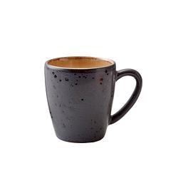 Foto van Bitz koffiekopje gastro zwart/amber 190 ml
