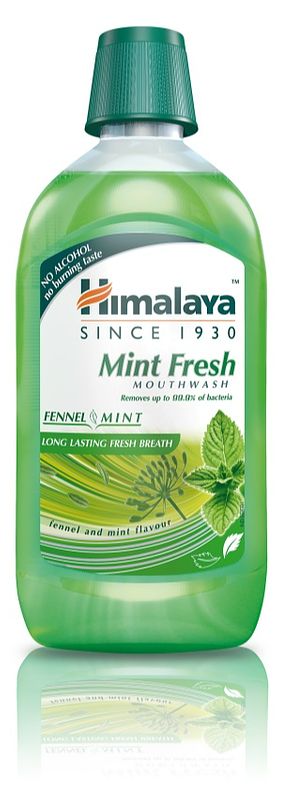 Foto van Himalaya herbals mondwater mint fresh