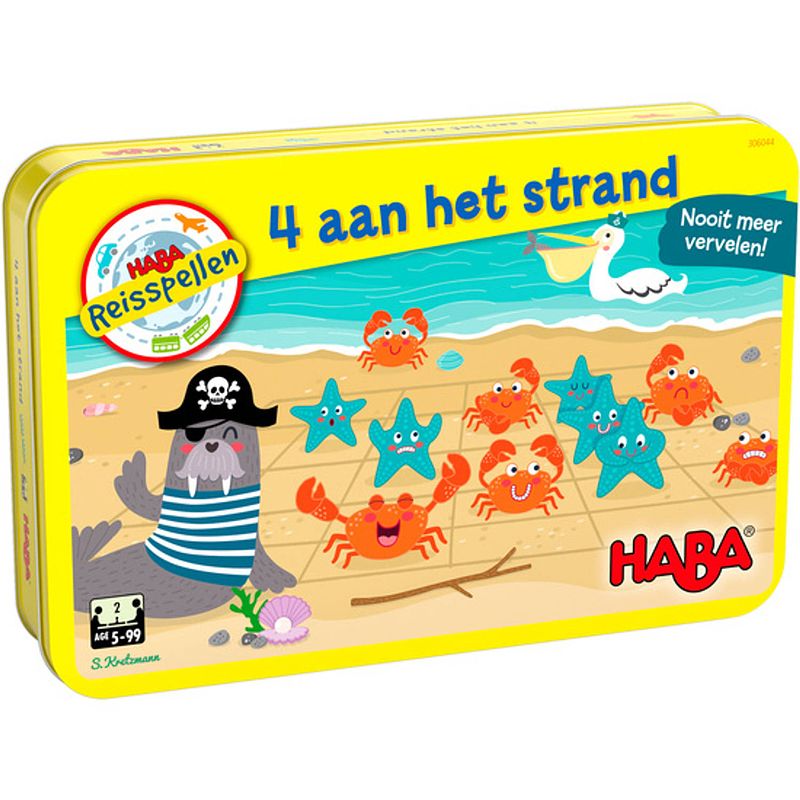 Foto van Haba reisspel 4 aan het strand junior metaal (nl)