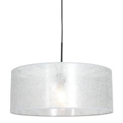 Foto van Moderne hanglamp - steinhauer - kunststof - modern - e27 - l: 50cm - voor binnen - woonkamer - eetkamer - zwart