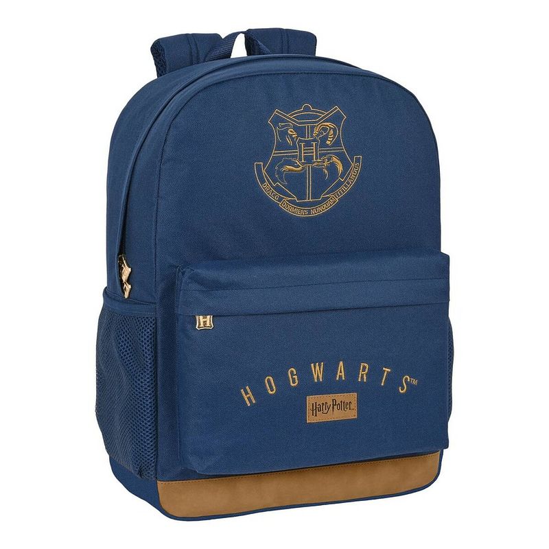 Foto van Schoolrugzak harry potter magical bruin marineblauw (32 x 43 x 14 cm)