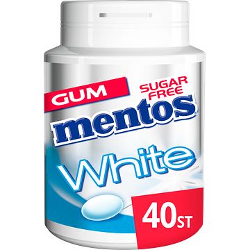 Foto van Mentos gum white sweet mint 40 stuks 60g bij jumbo
