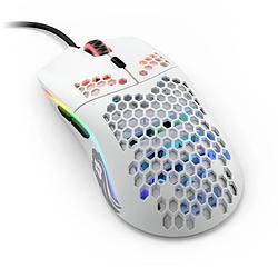 Foto van Glorious pc gaming race model o- gaming-muis kabelgebonden optisch wit (mat) 6 toetsen 12000 dpi verlicht