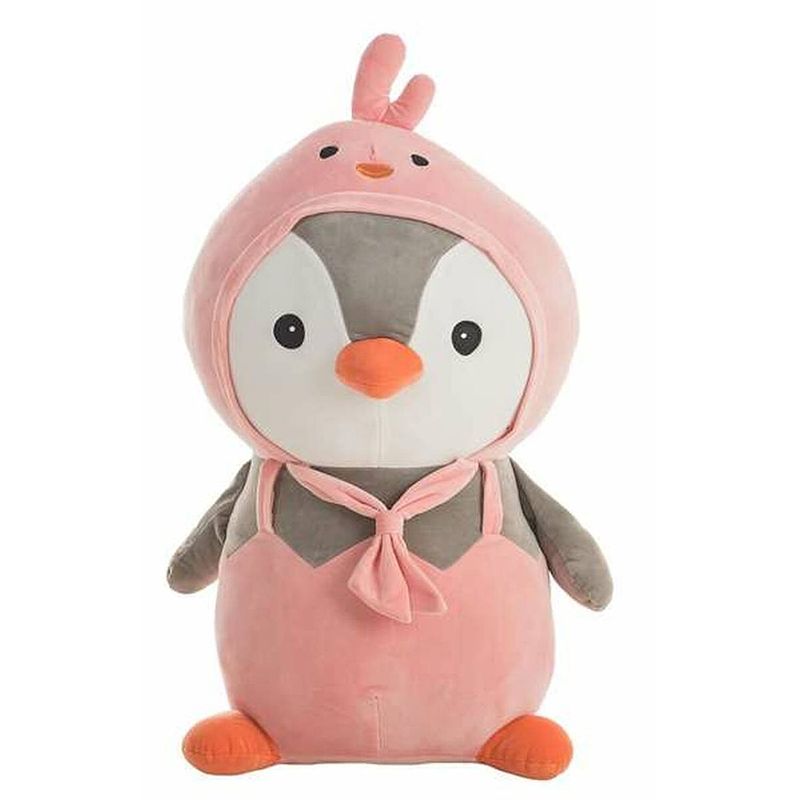 Foto van Knuffel kit roze pinguïn 80 cm