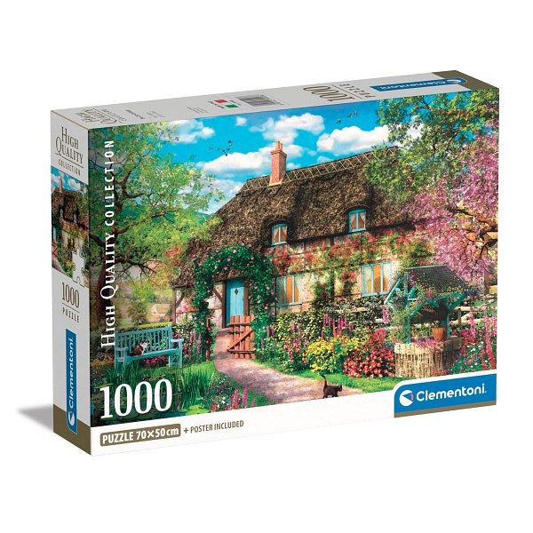 Foto van Clementoni puzzel het oude huisje 1000 stukjes