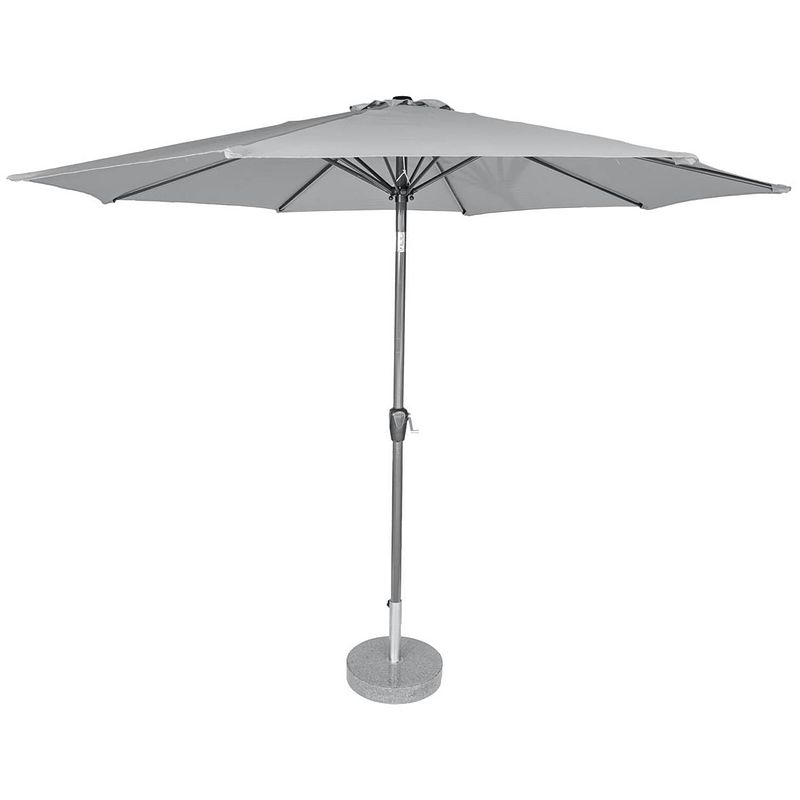 Foto van Kopu® ronde stokparasol 300 cm calma - light grey