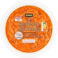 Foto van Jumbo dip komkommer mediterrano 125 g aanbieding bij jumbo | 3 voor 6.00