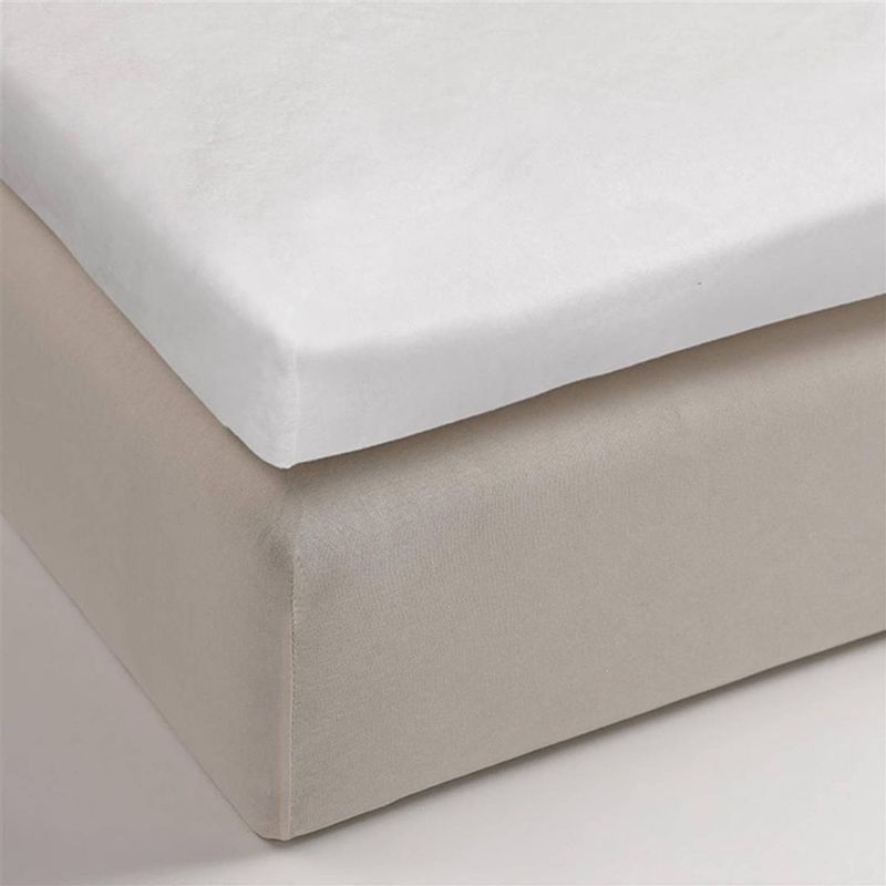 Foto van Beddinghouse multifit stretch molton topmatras hoeslaken (tot 10 cm matras)-2-persoons (140/160x200/220 cm)