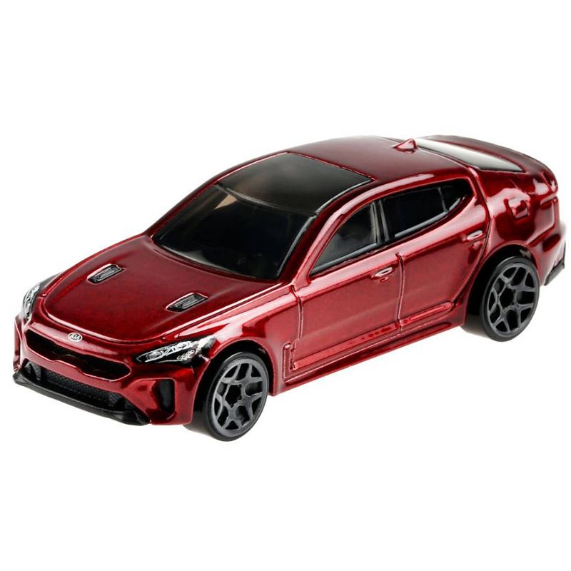 Foto van Hot wheels auto kia stinger gt 1:64 die-cast rood