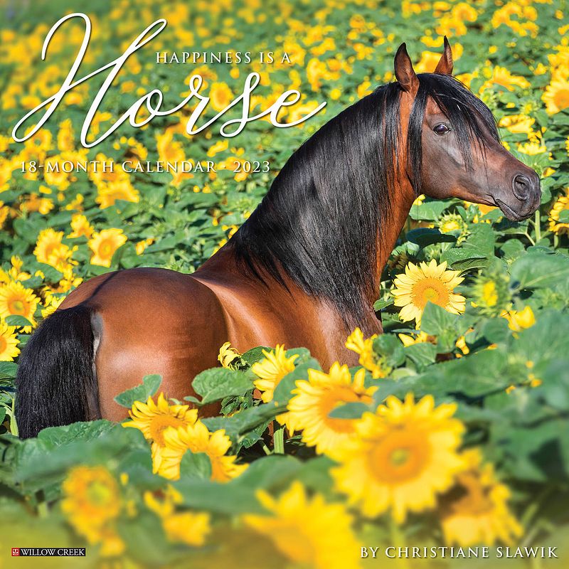 Foto van Happiness is a horse kalender 2023