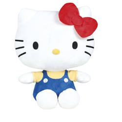 Foto van Play by play knuffel hello kitty junior 18 cm polyester blauw/wit