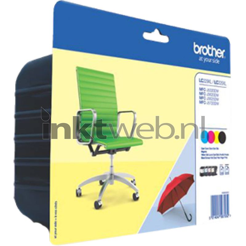 Foto van Brother lc-229xl multipack zwart en kleur cartridge