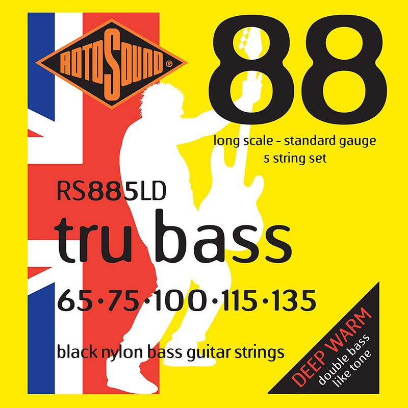 Foto van Rotosound 885ld tru bass 88 basgitaarsnaren 65 - 135 long scale