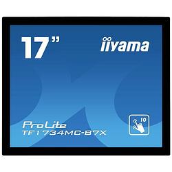 Foto van Iiyama prolite tf1734mc-b7x led-monitor 43.2 cm (17 inch) energielabel e (a - g) 1280 x 1024 pixel sxga 5 ms vga, hdmi, displayport tn led