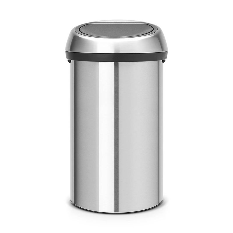 Foto van Brabantia touch bin afvalemmer 60 liter - matt steel fingerprint proof