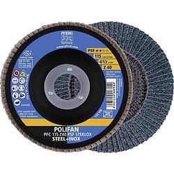 Foto van Pferd 67764115 polifan-lamellenschijf pfc 115 z 40 psf steelox diameter 115 mm n/a 10.00 stuk(s)