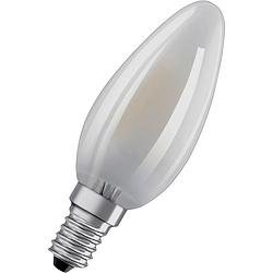 Foto van Osram 4058075437128 led-lamp energielabel e (a - g) e14 kaars 4 w = 40 w koudwit (ø x l) 35 mm x 100 mm 1 stuk(s)