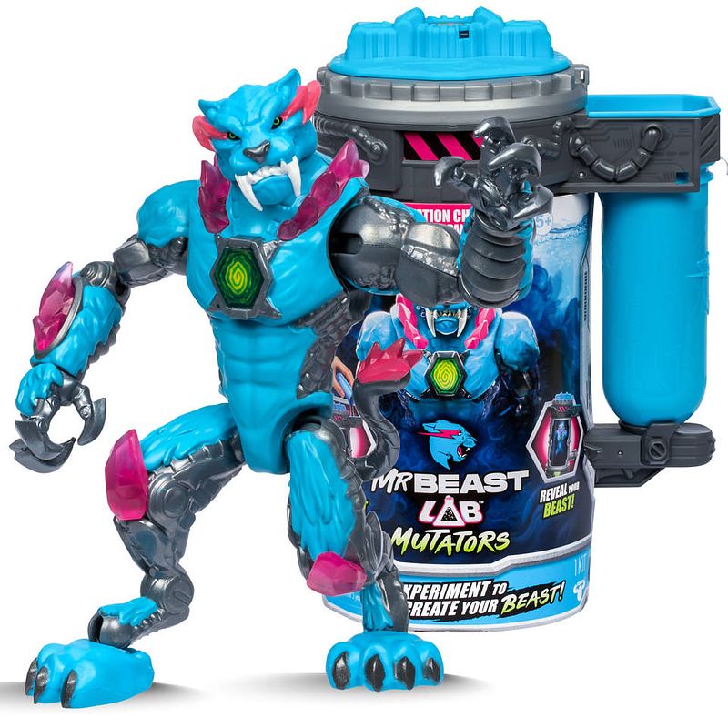 Foto van Mrbeast lab mutator actiefiguur iconic panther