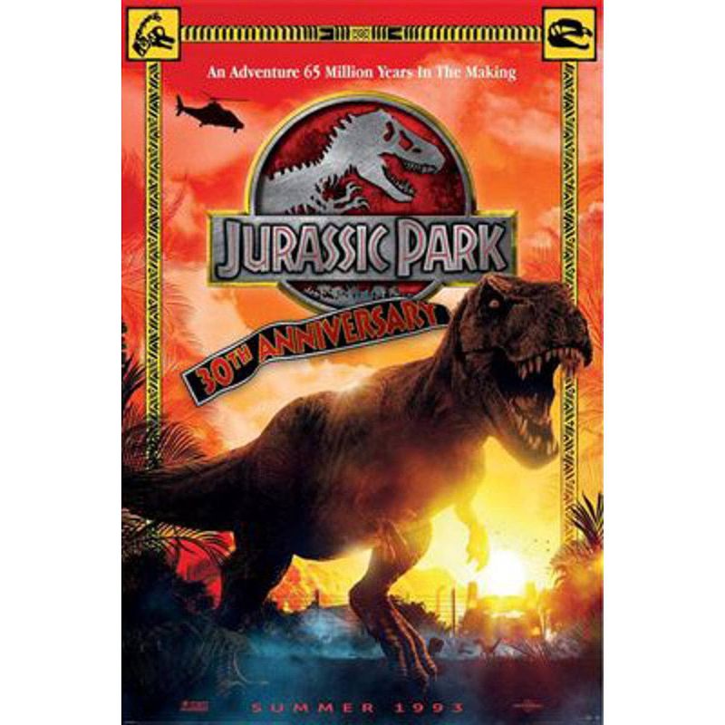 Foto van Poster jurassic park 30th anniversary 61x91,5cm