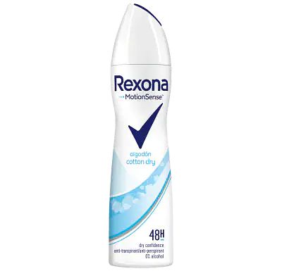 Foto van Rexona women advanced protection antitranspirant spray cotton dry 150ml bij jumbo