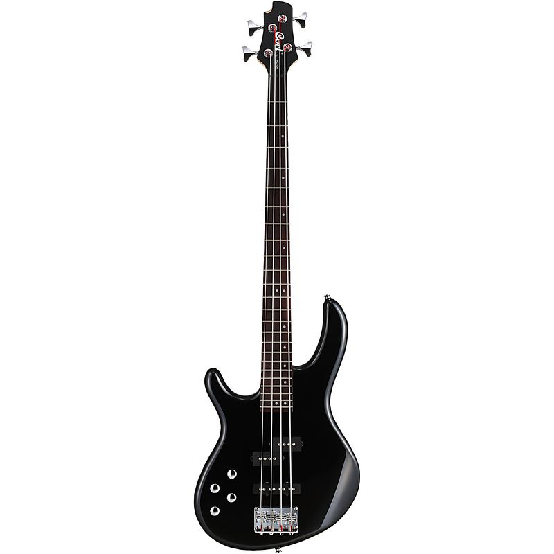 Foto van Cort action plus bass lh black linkshandige elektrische basgitaar