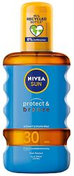 Foto van Nivea sun protect & bronze beschermende olie spf30