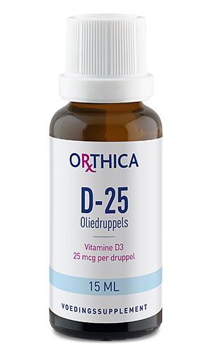 Foto van Orthica d-25 oliedruppels - vitamine d3