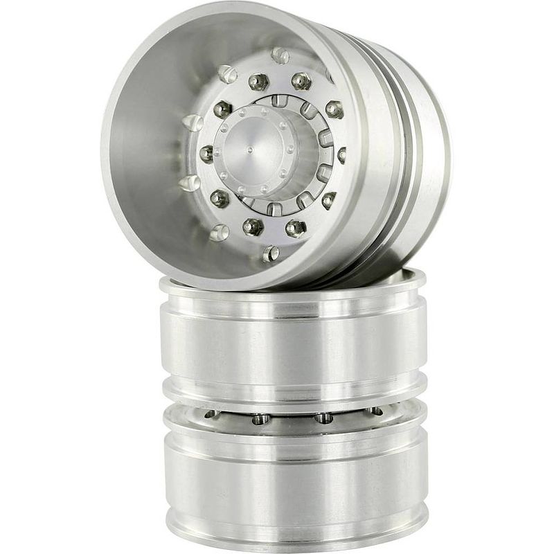 Foto van Carson modellsport 1:14 truck velgen 21 mm aluminium euro-optik aluminium 2 stuk(s)