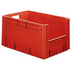 Foto van Vtk 600/320-4 stapelbak geschikt voor levensmiddelen (l x b x h) 600 x 400 x 320 mm rood 2 stuk(s)