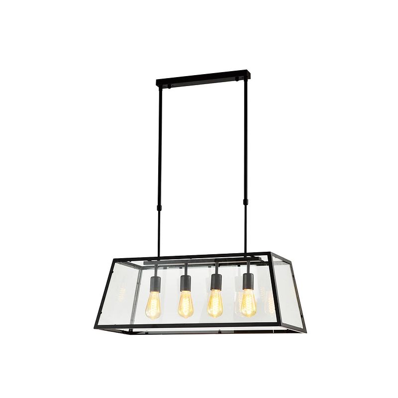 Foto van Quvio hanglamp zwart - quv5058l-black