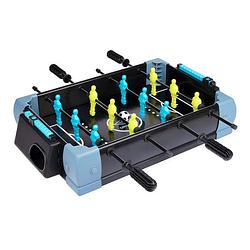 Foto van Umbro 5-in-1 tafelspel - 40 x 30 x 25 cm - voetbal, hockey, basketbal, tennis en bowlen - zwart/blauw