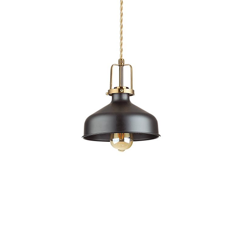 Foto van Ideal lux eris - moderne hanglamp - metaal - e27 - zwart - stijlvol design