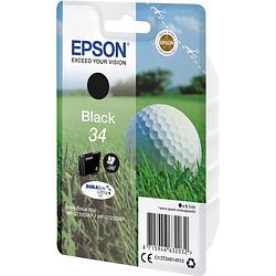 Foto van Epson inktcartridge 34, 350 pagina's, oem c13t34614010, zwart