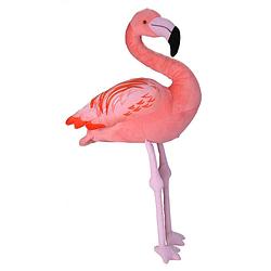 Foto van Wild republic knuffel flamingo junior 90 cm pluche roze