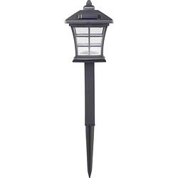 Foto van Solar tuinlamp ec23234 led koudwit zwart