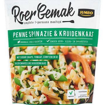 Foto van Jumbo penne spinazie & kruidenkaas 475g